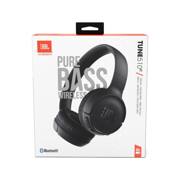 Навушники повнорозмірні бездротові JBL Tune 510BT Black (JBLT510BTBLKEU), зображення 10