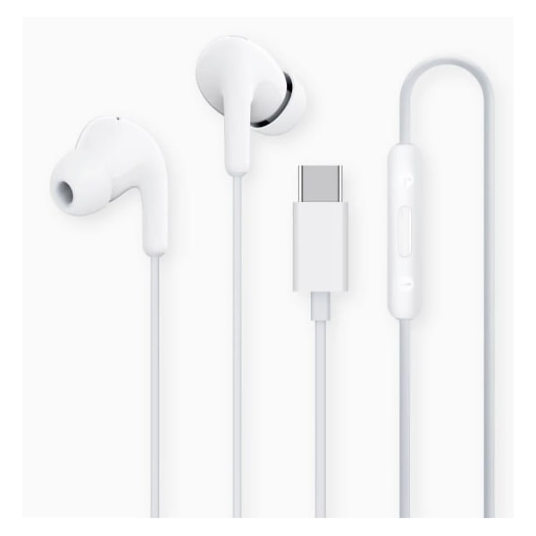 Навушники вкладиші дротові Xiaomi Type-C Earphones (BHR8931GL) White