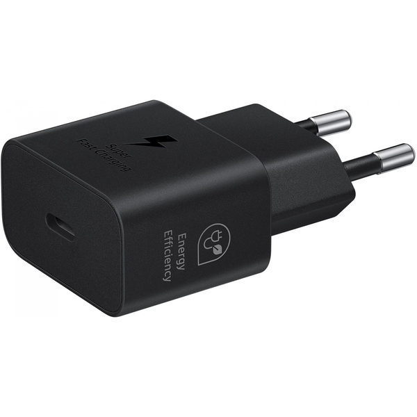 Мережевий зарядний пристрій Samsung 25W Power Adapter (w/o Cable) Black (EP-T2510NBEGEU), зображення 4