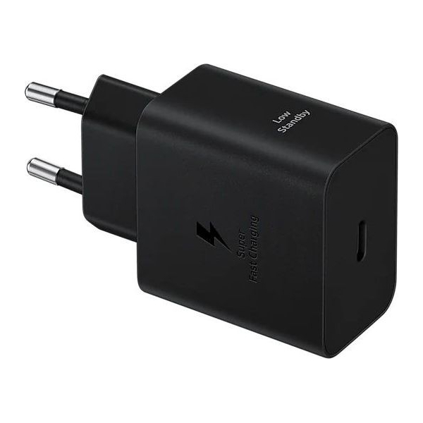Мережевий зарядний пристрій Samsung 45W Compact Power Adapter C to C Cable Black (EP-T4511XBEGEU), зображення 3