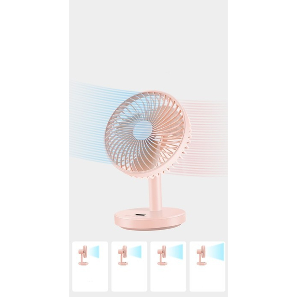 Вентилятор настільний Jile Desktop small fan 01 Pink (1146684), изображение 3