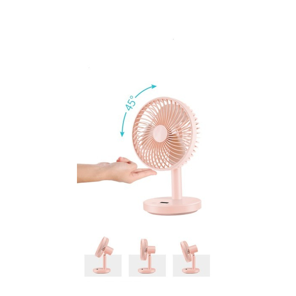 Вентилятор настільний Jile Desktop small fan 01 Pink (1146684), изображение 5