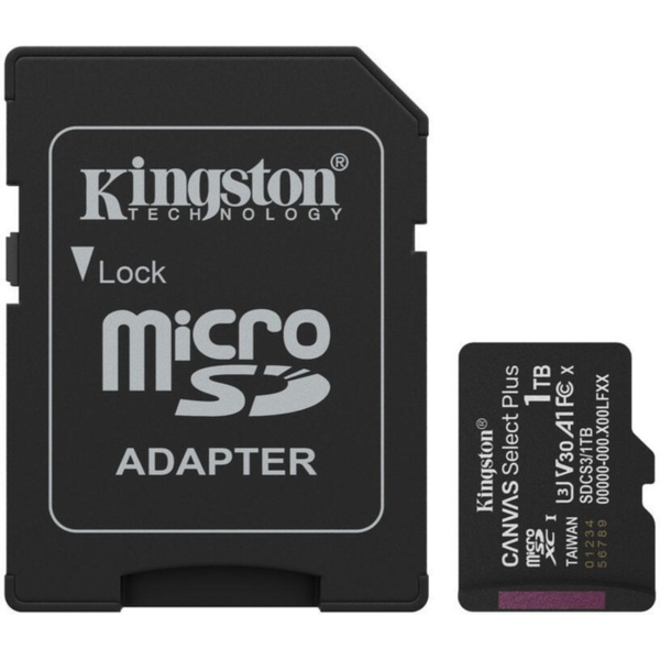 Карта пам'яті Kingston 1TB microSDXC Canvas Select Plus Gen3 (SDCS3/1TB), изображение 3