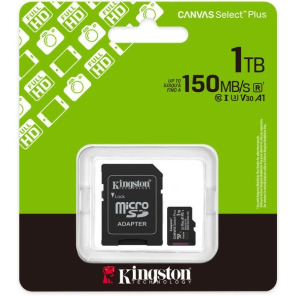 Карта пам'яті Kingston 1TB microSDXC Canvas Select Plus Gen3 (SDCS3/1TB), изображение 2