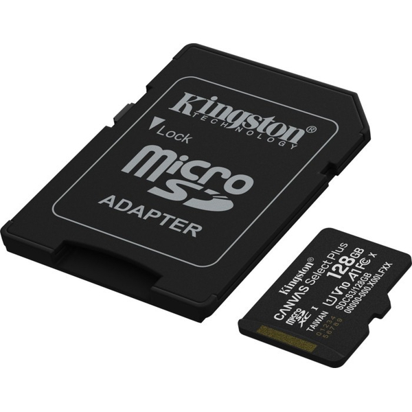 Карта пам'яті Kingston microSDXC 128GB Canvas Select Plus Gen3+, изображение 4