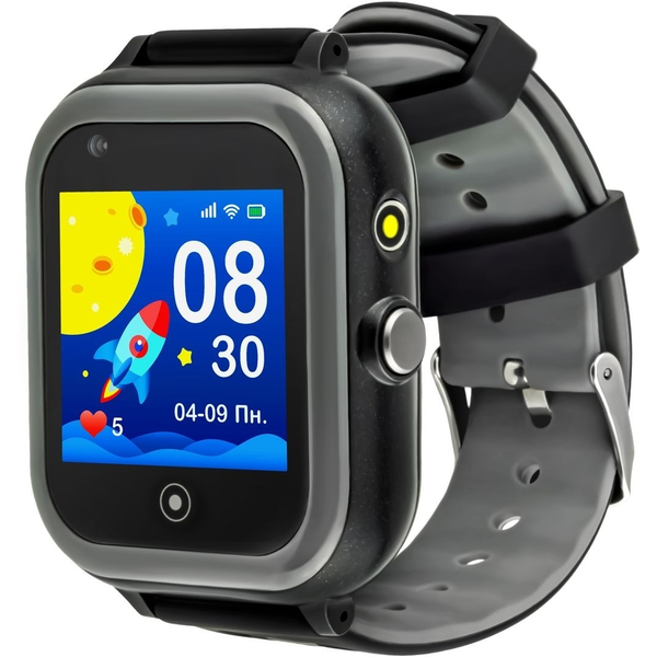 Дитячий годинник GARMIX PointPRO-200 4G/GPS/WIFI/VIDEO CALL BLACK