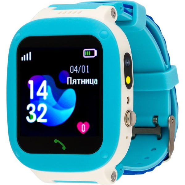 Дитячий годинник AmiGo GO004 Splashproof Camera+LED Blue, изображение 2