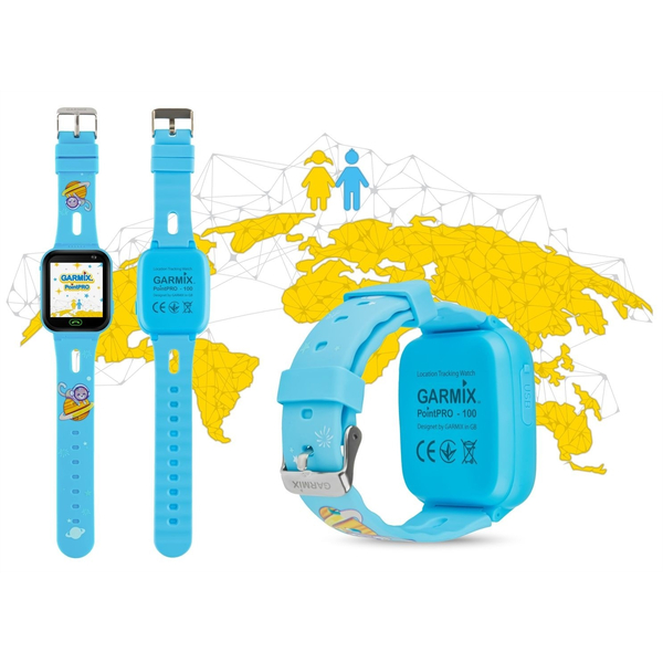 Дитячий годинник GARMIX PointPRO-100 WIFI BLUE, изображение 3