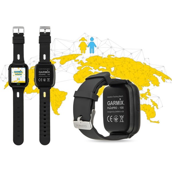Дитячий годинник GARMIX PointPRO-100 WIFI BLACK, изображение 3