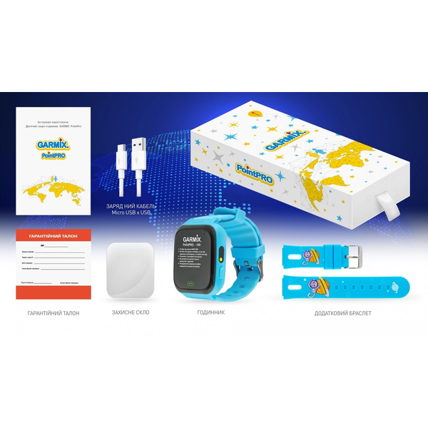 Дитячий годинник GARMIX PointPRO-100 WIFI BLUE, изображение 5