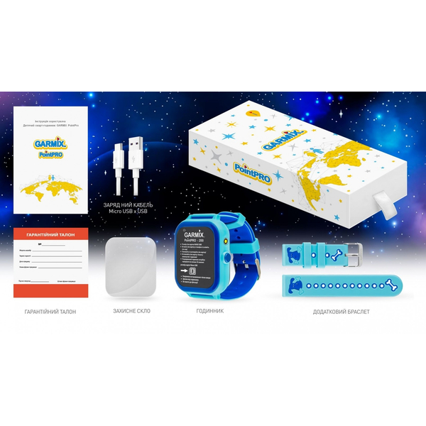 Дитячий годинник GARMIX PointPRO-200 4G/GPS/WIFI/VIDEO CALL BLUE, изображение 5