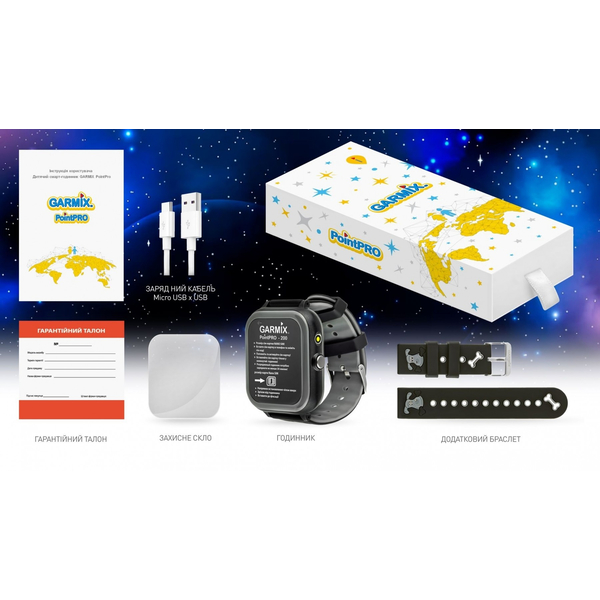 Дитячий годинник GARMIX PointPRO-200 4G/GPS/WIFI/VIDEO CALL BLACK, изображение 5