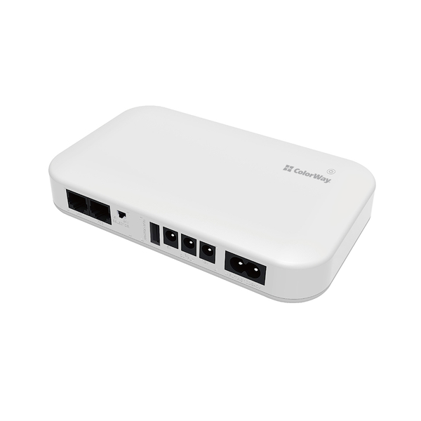 Джерело безперебійного живлення Colorway UPS for router 8800mAh 21W DC 5V/9V/12V/24V V2 (CW-PB088LI3WT), Колір: Білий, Батарея, мAч: 8800, зображення 3