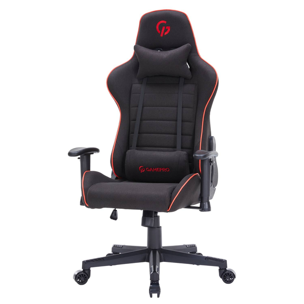 Крісло ігрове GamePro GC575FB Fabric Black&amp;Red