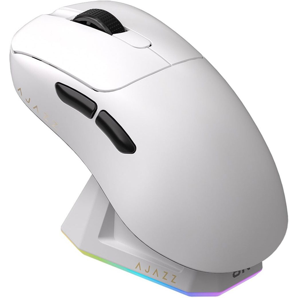 Ігрова бездротова миша Ajazz AJ179PRO -3 Mod-White-3395-8K Charging Dock