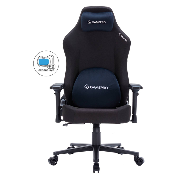Крісло ігрове GamePro FGC750B Fabric Black
