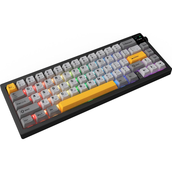 Бездротова механічна клавіатура Ajazz AK650 Flying Fish Switch - Black (AK650-FF-BGY), изображение 5