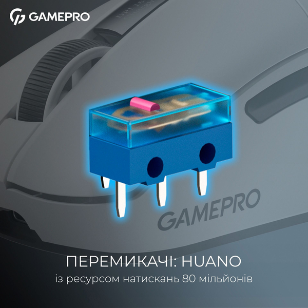 Бездротова ігрова миша GamePro Asgard Thor (GM023W) 1К зарядна станція\ресивер, изображение 8
