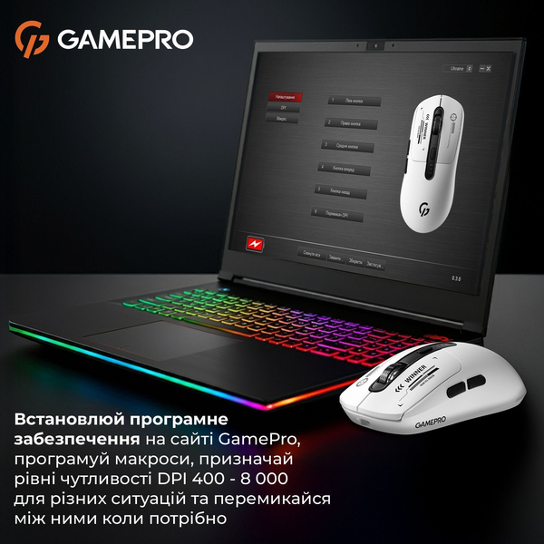 Бездротова миша GamePro Genesis Winner (GM079W), зображення 8