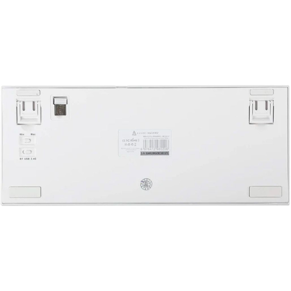 Бездротова механічна клавіатура Ajazz AK820 PRO 75% Flying Fish Switch White RGB (AK820PRO-FF-PWB), изображение 9