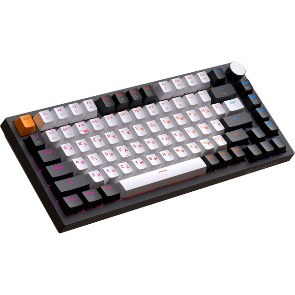Бездротова механічна клавіатура GamePro Asgard Valhalla (MK160B Pro) 75% QLAB orange switches, зображення 3