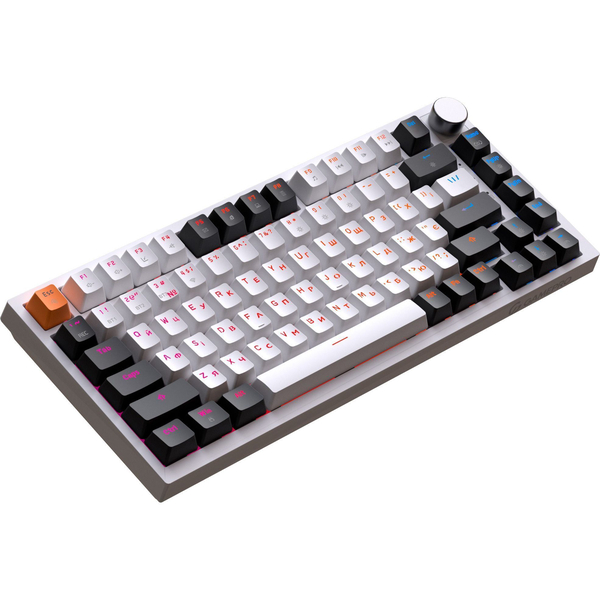 Бездротова механічна клавіатура GamePro Asgard Valhalla (MK160W Pro) 75% QLAB orange switches, зображення 3
