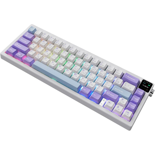Бездротова механічна клавіатура Ajazz AK650 Flying Fish Switch - Purple (AK650-FF-PWB), зображення 6