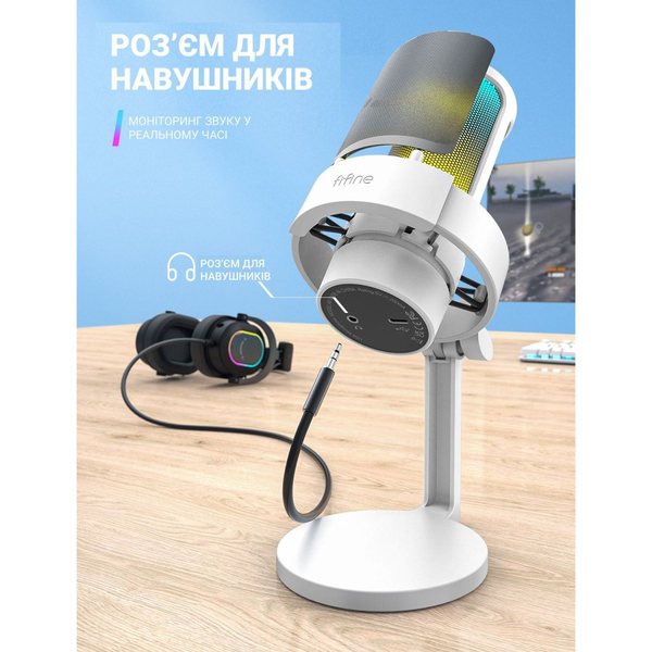 USB мікрофон Fifine A8W, изображение 4