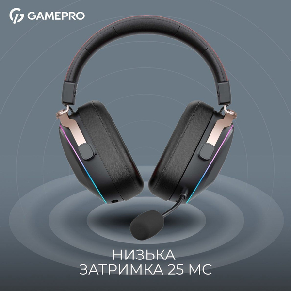 Бездротова ігрова гарнітура GamePro Asgard Valkyria (HSW249), зображення 11