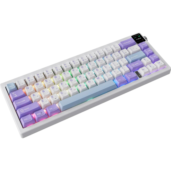 Бездротова механічна клавіатура Ajazz AK650 Flying Fish Switch - Purple (AK650-FF-PWB), изображение 5