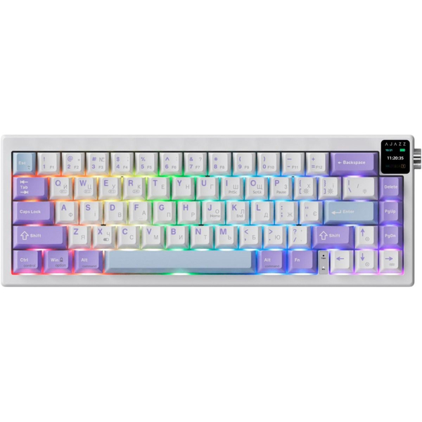 Бездротова механічна клавіатура Ajazz AK650 Flying Fish Switch - Purple (AK650-FF-PWB), изображение 2