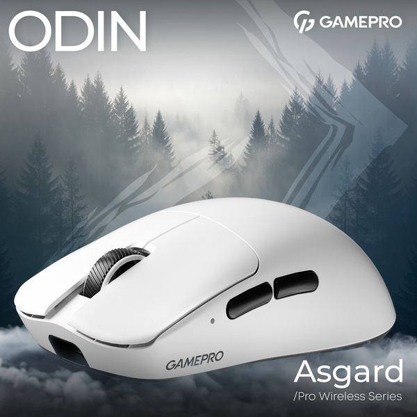 Бездротова ігрова миша GamePro Asgard Odin 8K Wireless/2.4GHz/Bluetooth PixArt PAW3950, изображение 5
