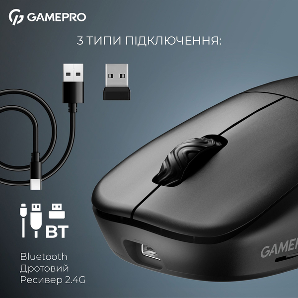 Бездротова ігрова миша GamePro Asgard Loki (GM022B), зображення 6