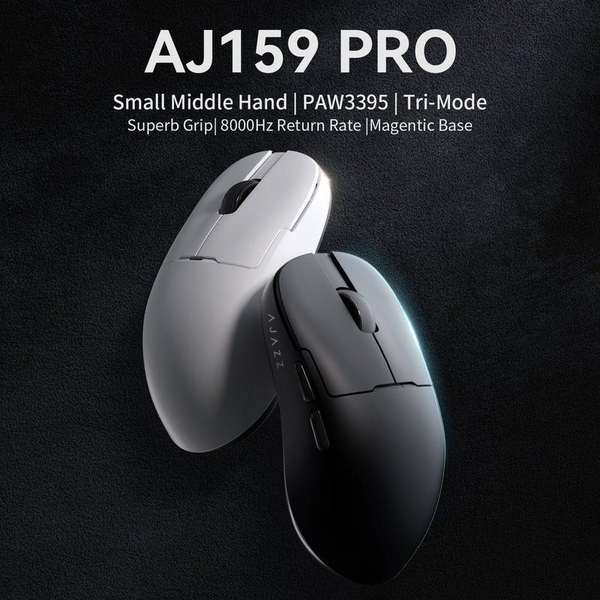Ігрова бездротова миша Ajazz AJ159PRO -3 Mod-Black-3395-8K Charging Dock, зображення 4