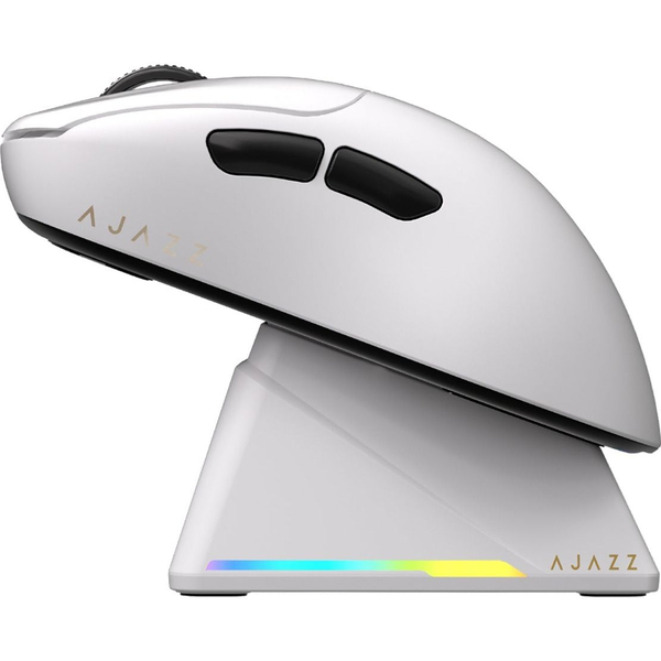 Ігрова бездротова миша Ajazz AJ179PRO -3 Mod-White-3395-8K Charging Dock, зображення 2