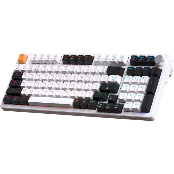 Дротова механічна клавіатура GamePro MK170W (Red) з Hot-Swap RGB White, изображение 4