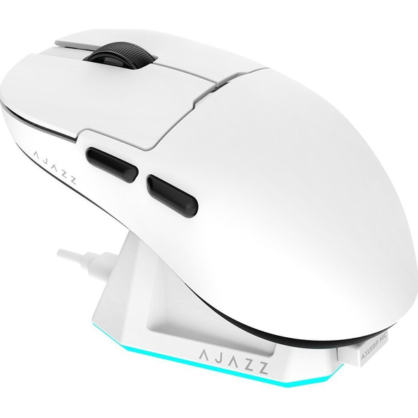 Ігрова бездротова миша Ajazz AJ159P MC -3 Mod-White-3311 Charging Dock, зображення 3