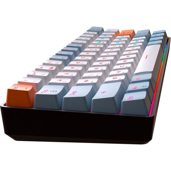 Дротова механічна клавіатура GamePro MK130R (Red) з Hot-Swap RGB Black, изображение 4