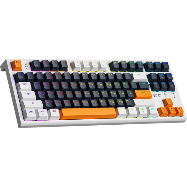 Дротова механічна клавіатура GamePro MK180W (Red) з Hot-Swap RGB White, изображение 3