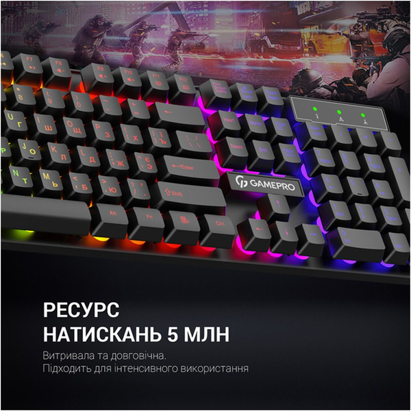 Клавіатура дротова GamePro GK296, зображення 9