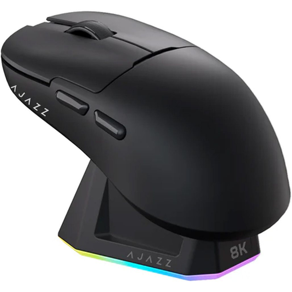 Ігрова бездротова миша Ajazz AJ159PRO -3 Mod-Black-3395-8K Charging Dock, изображение 8