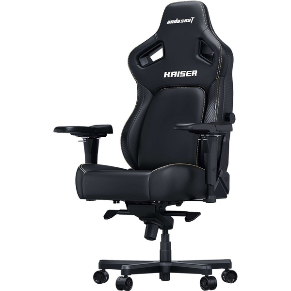 Крісло ігрове Anda Seat Kaiser 4 Black PVC Size XL, изображение 6