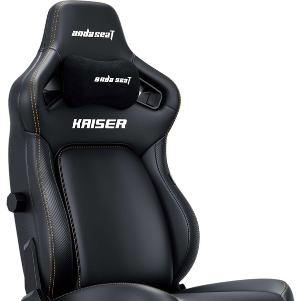 Крісло ігрове Anda Seat Kaiser 4 Black PVC Size XL, зображення 9