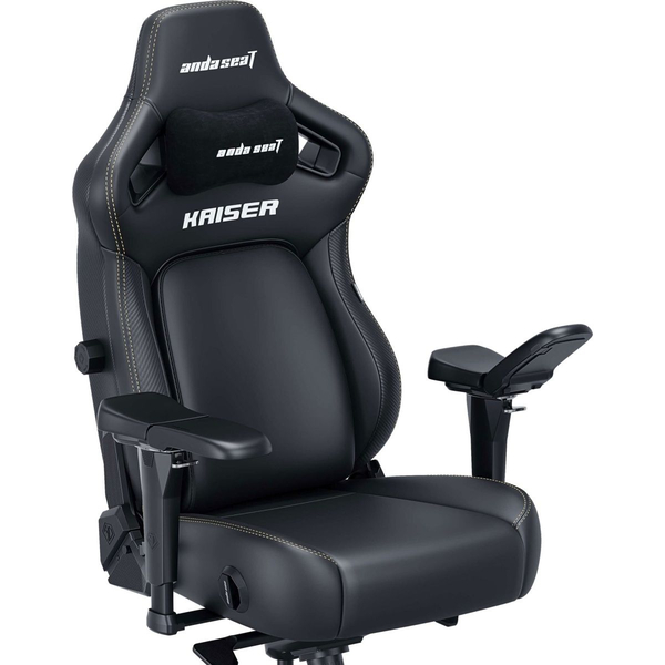 Крісло ігрове Anda Seat Kaiser 4 Black PVC Size L, изображение 10