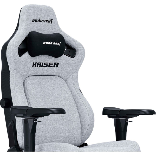 Крісло ігрове Anda Seat Kaiser 4 Grey Fabric Size L, зображення 7