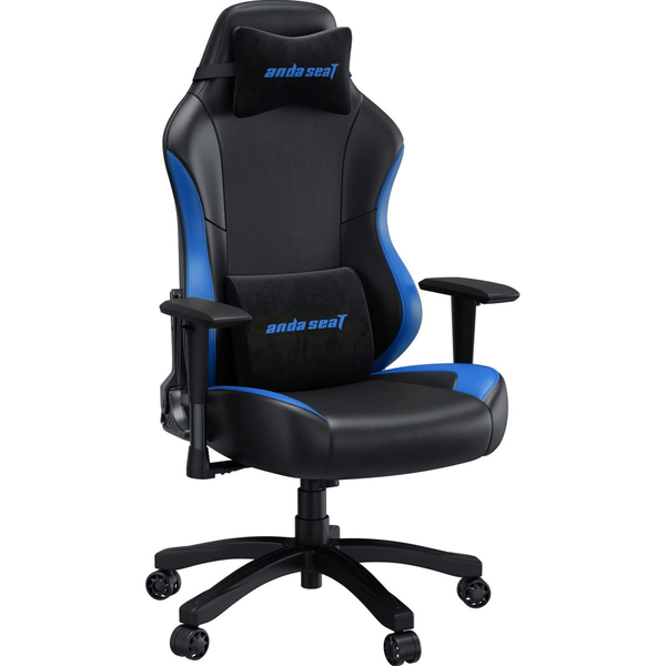 Крісло ігрове Anda Seat Luna Color Size L Black/Blue PVC, изображение 6