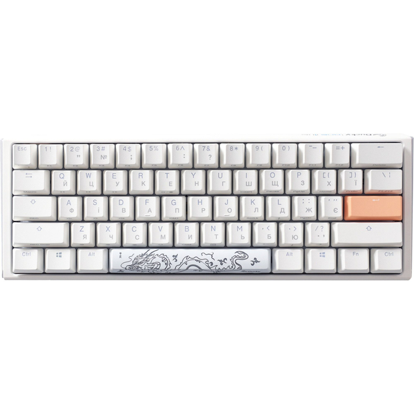 Механічна клавіатура Ducky One 3 Mini Cherry MX Red RGB White UA, изображение 2
