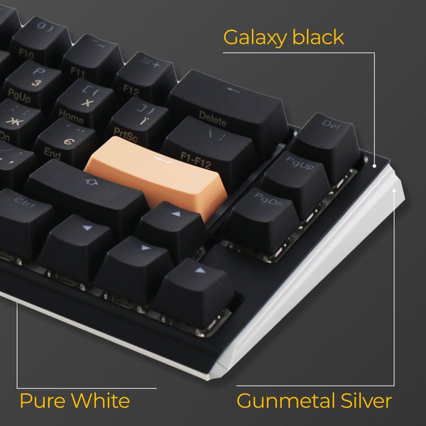 Механічна клавіатура Ducky One 3 SF Cherry MX Red RGB Black UA, зображення 5