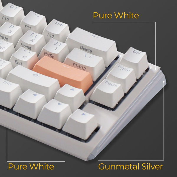 Механічна клавіатура Ducky One 3 SF Cherry MX Brown RGB White UA, зображення 4