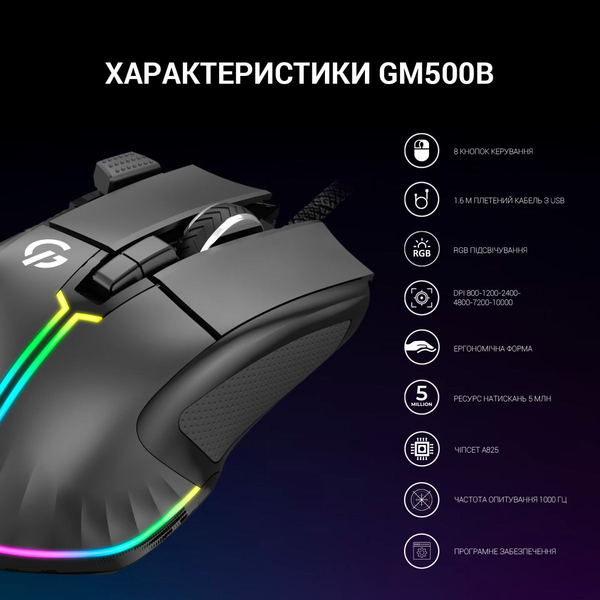 Миша GamePro GM500B, зображення 9
